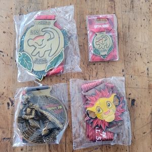 RunDisney Lion King Virtual Run Medals and Pin